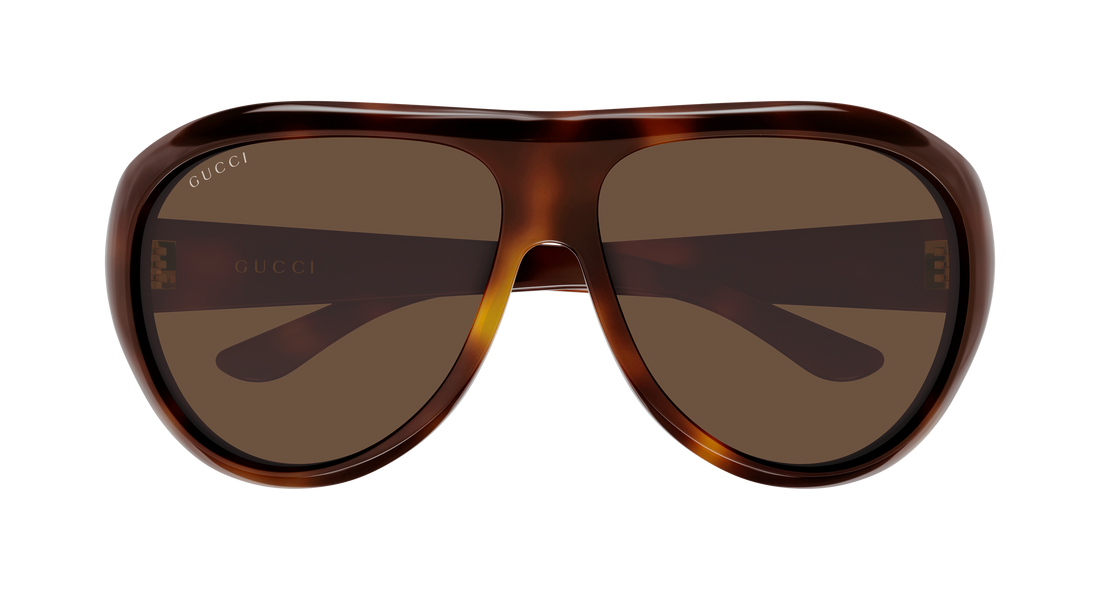 Solbriller gucci gg2270s 002 havana round/oval/panthos femenino størrelse 62mm - Detaljeret visning