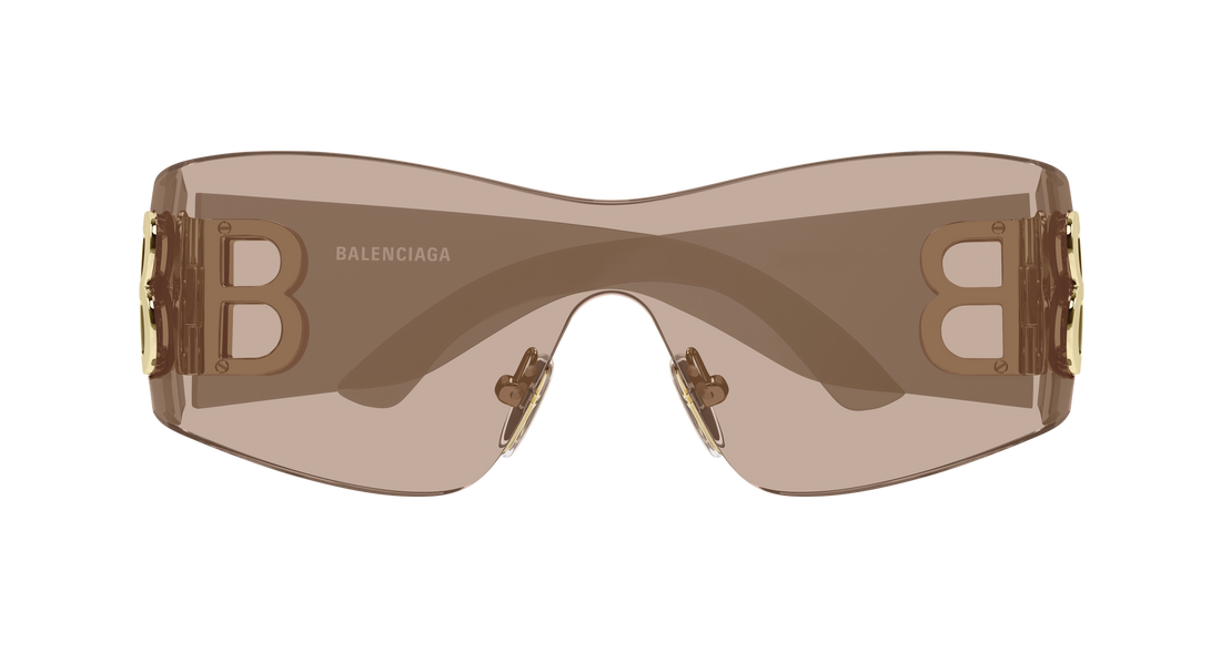Gafas de sol balenciaga bb0359s 007 marron mask femenino talla 99mm - Vista de detalle