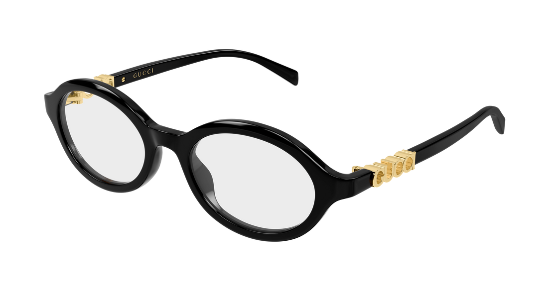Brillen gucci gg2153o 001 negro round/oval/panthos femenino größe 51mm - Hauptansicht