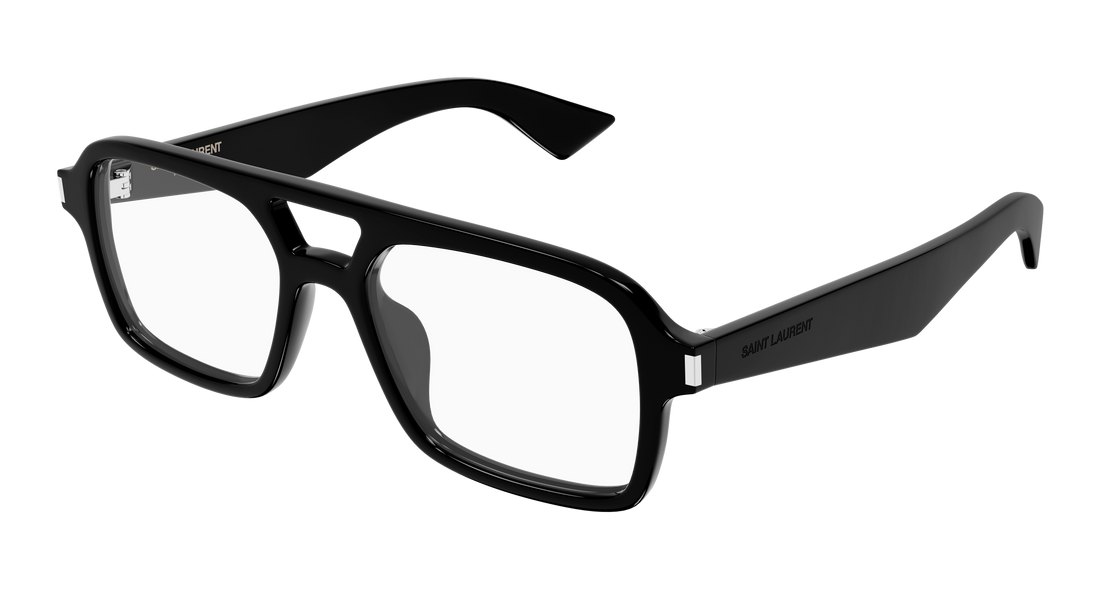 Briller saint laurent sl 961 001 negro pilot/navigator masculino størrelse 54mm - Hovedvisning
