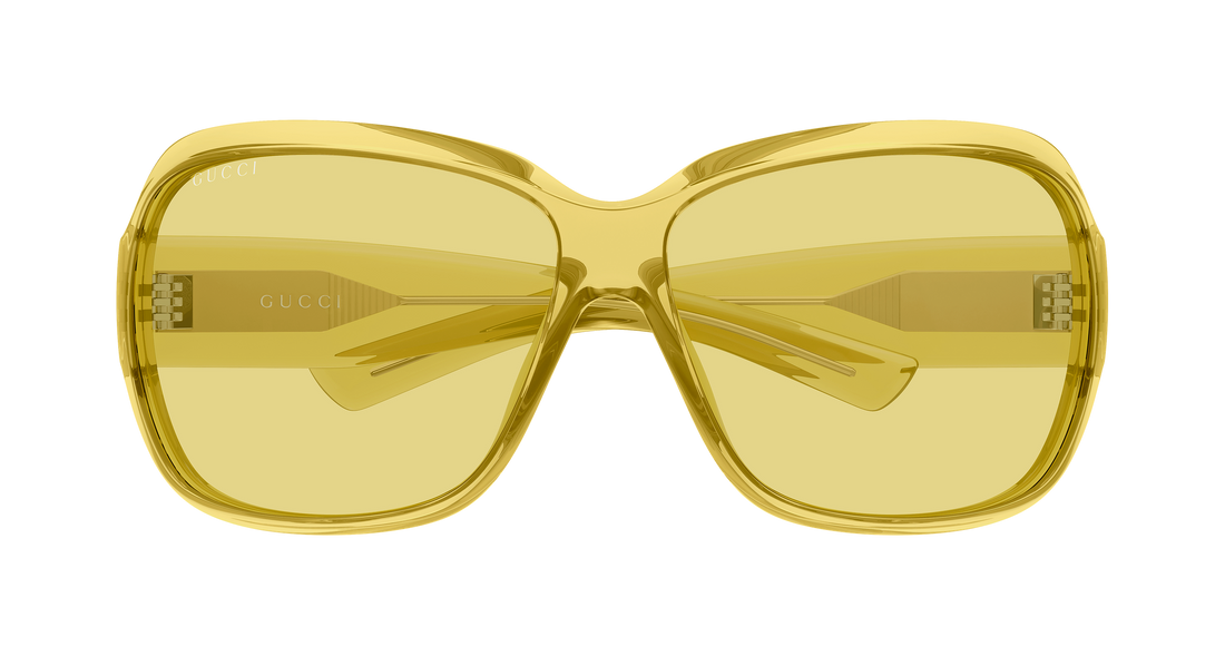 Sonnenbrillen gucci gg2176s 003 amarillo rectangular / squared femenino größe 70mm - Detailansicht