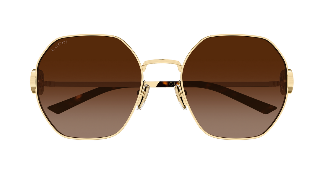 Sonnenbrillen gucci gg2046s 003 dorado geometrical/directional femenino größe 58mm - Detailansicht