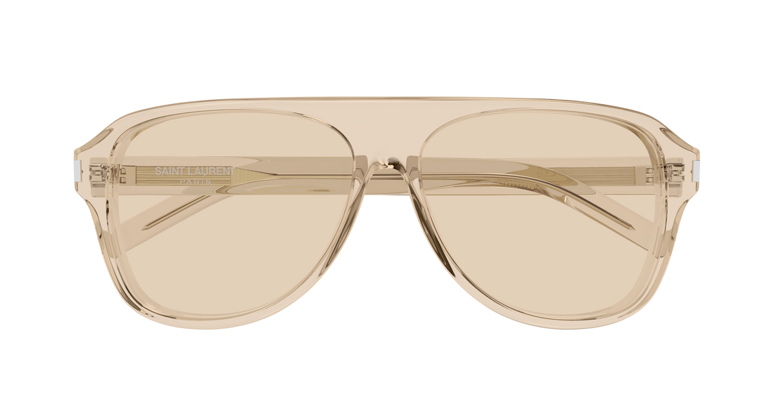 Lunettes de soleil saint laurent sl 970 004 beige pilot/navigator masculino taille 59mm - Vue détaillée