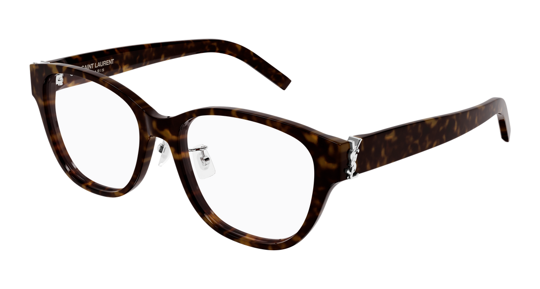 Prescription glasses saint laurent sl m169/f 002 havana cat eye femenino size 54mm - Main view