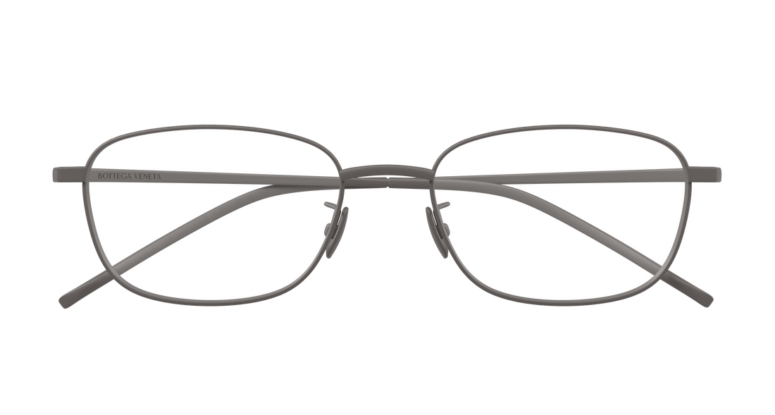 Brillen bottega veneta bv1473oa 001 plateado rectangular / squared unisex größe 52mm - Detailansicht
