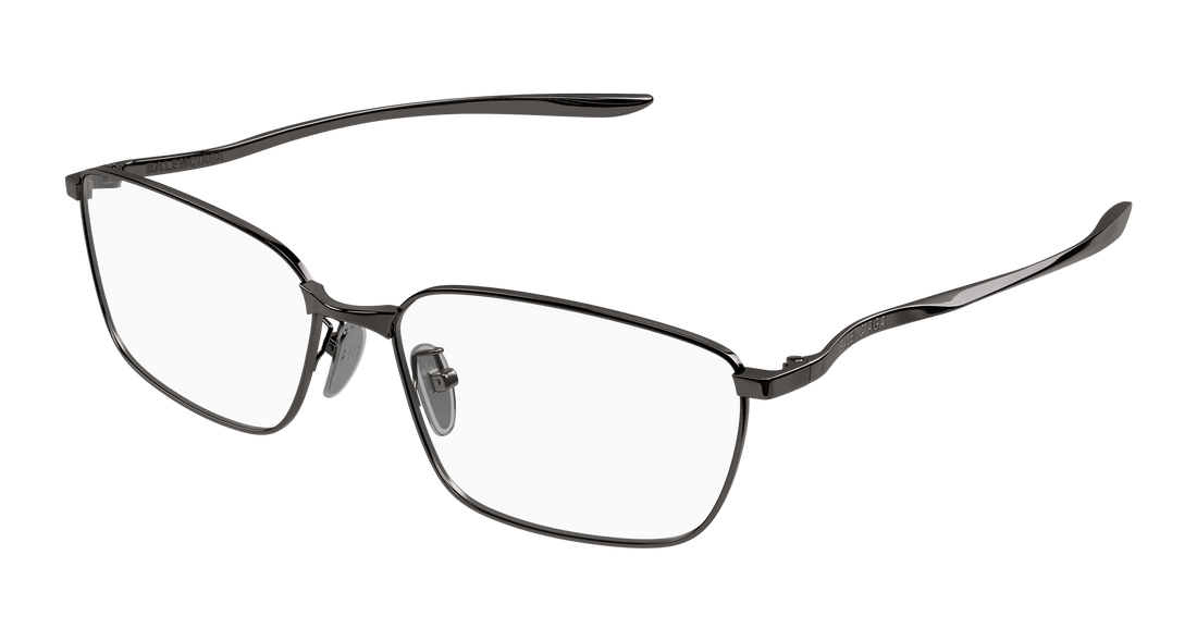 Gafas graduadas balenciaga bb0497oa 003 gris rectangular / squared masculino talla 60mm - Vista principal