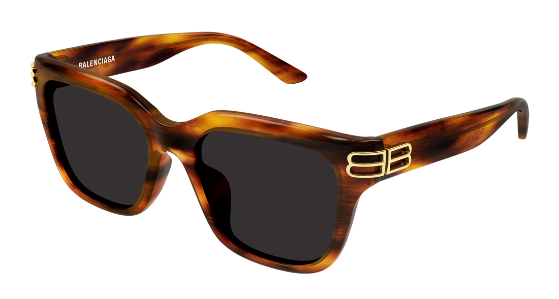 Sunglasses balenciaga bb0433sk 007 marron rectangular / squared femenino size 56mm - Main view
