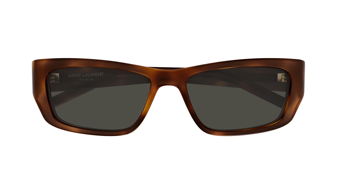 Lunettes de soleil saint laurent sl m182/f jazz 003 havana rectangular / squared femenino taille 54mm - Vue détaillée