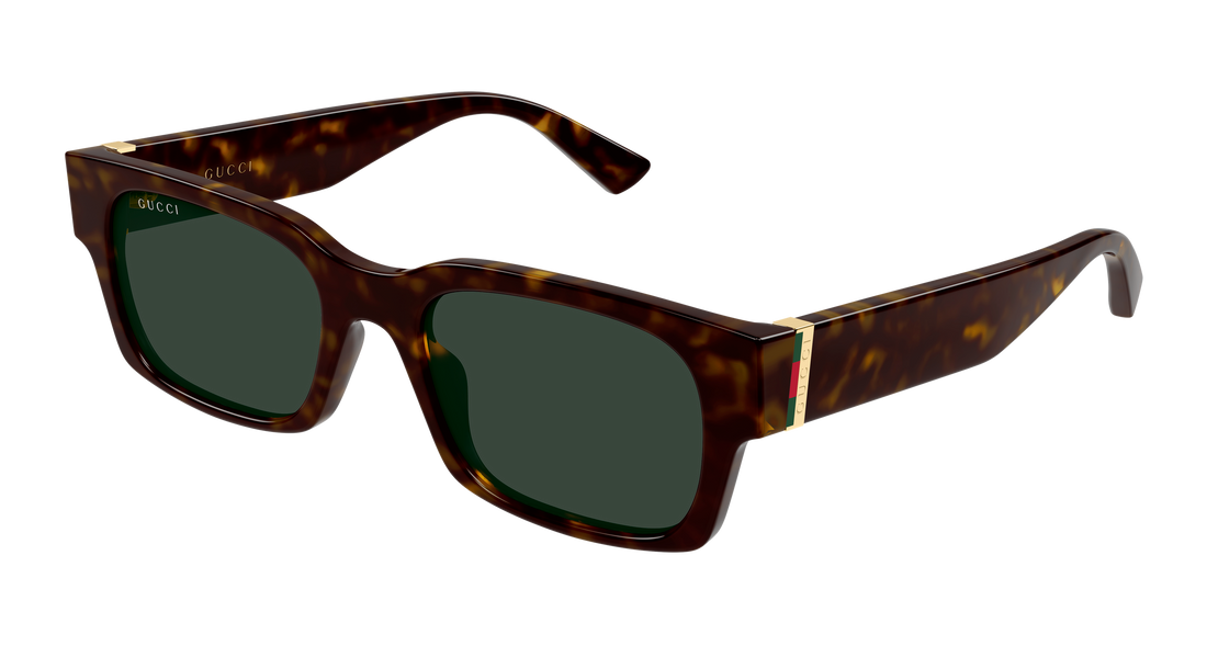 Sunglasses gucci gg2084s 002 havana rectangular / squared masculino size 52mm - Main view