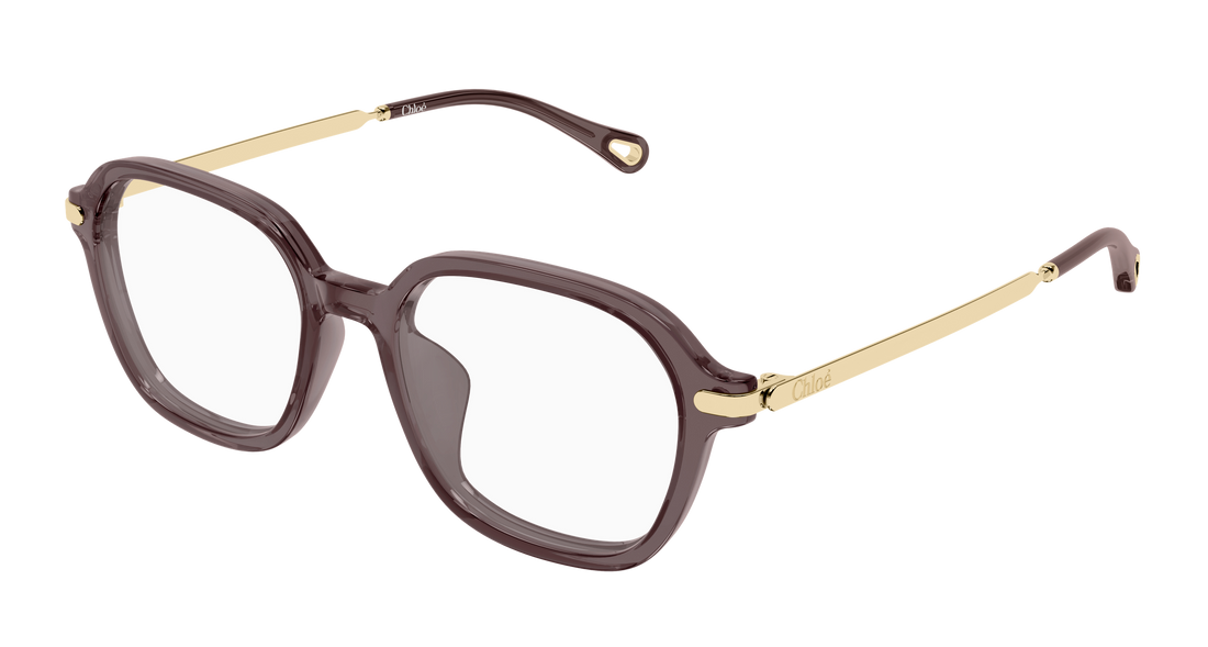 Occhiali da vista chloé ch0361oa 001 marron rectangular / squared femenino taglia 52mm - Vista principale