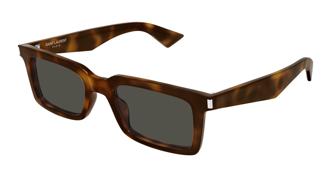 Solbriller saint laurent sl 860 002 havana rectangular / squared masculino størrelse 52mm - Hovedvisning