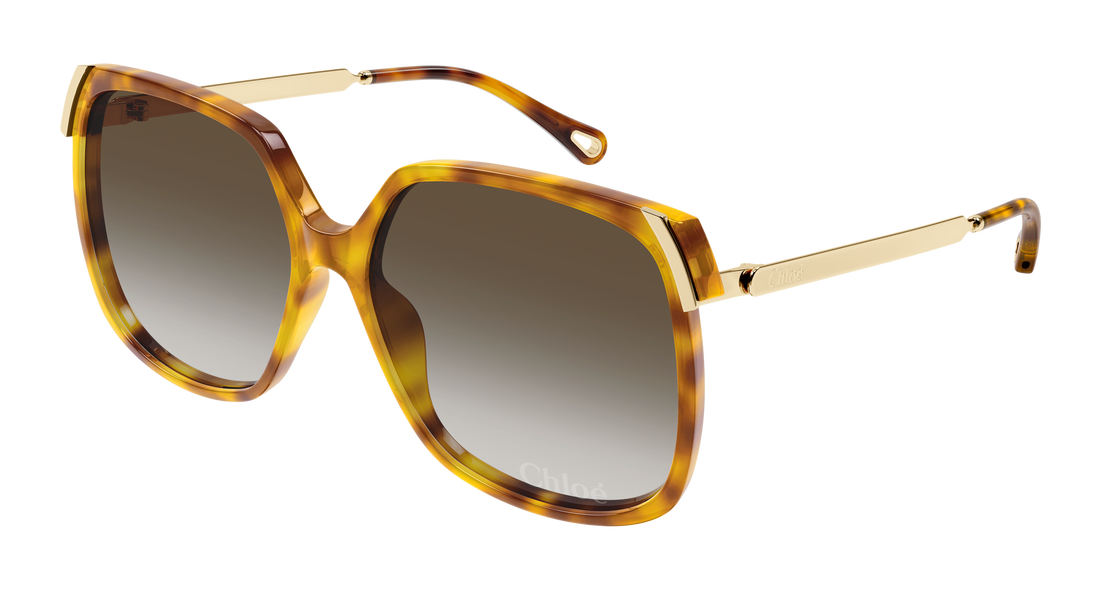 Gafas de sol chloé ch0286s 010 havana rectangular / squared femenino talla 60mm - Vista principal