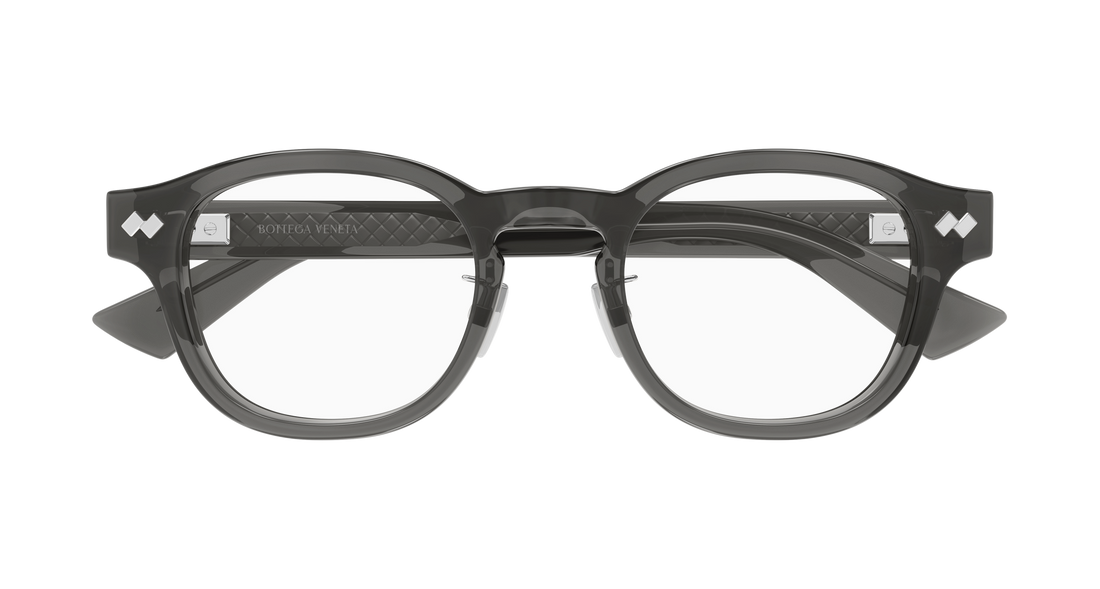 Dioptrijske naočale bottega veneta bv1518oa 003 gris round/oval/panthos unisex veličina 49mm - Detaljni prikaz