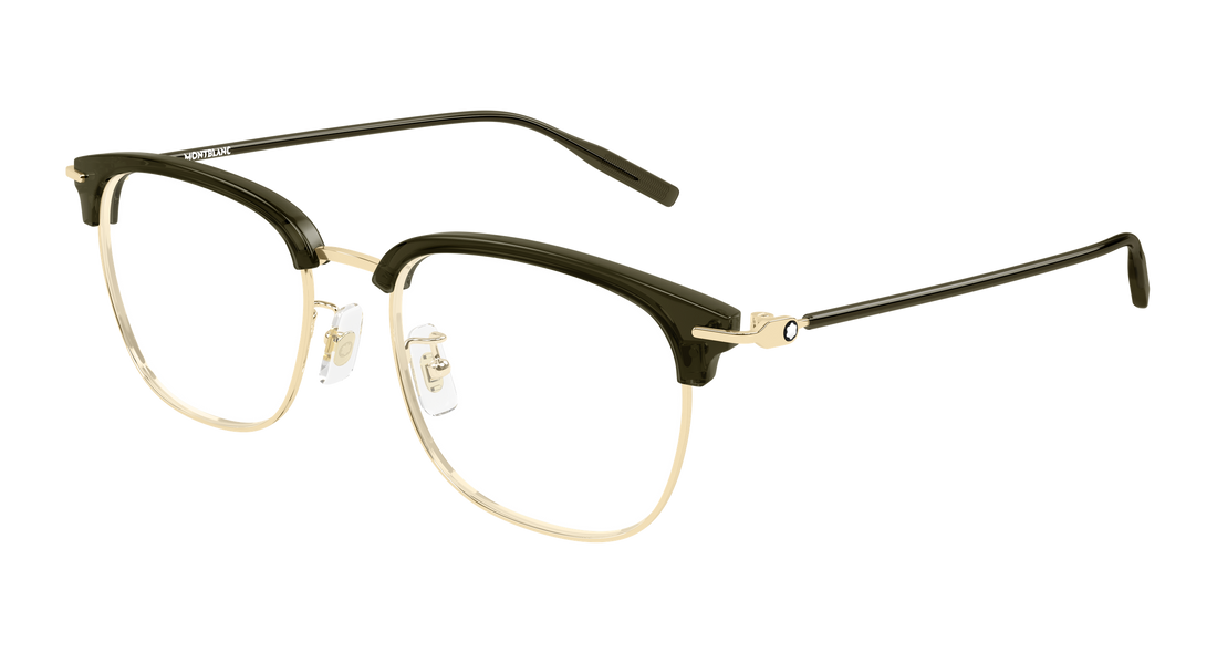 Dioptrijske naočale montblanc mb0492oa 004 dorado rectangular / squared masculino veličina 55mm - Glavni prikaz