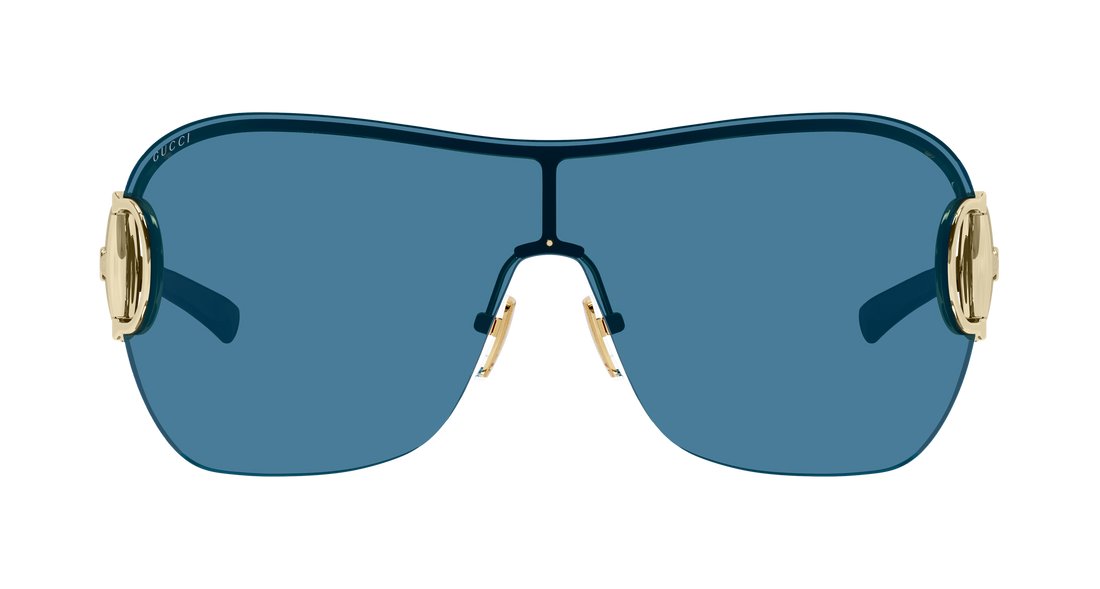 Lunettes de soleil gucci gg2174s 004 dorado mask femenino taille 99mm - Vue détaillée