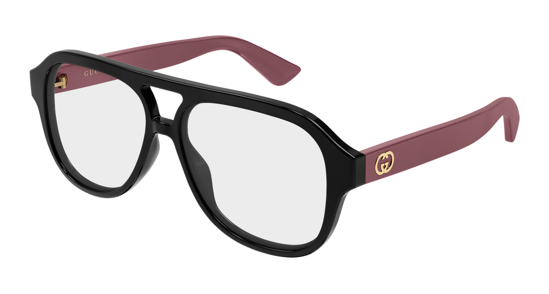 Dioptrijske naočale gucci gg2192o 003 negro pilot/navigator femenino veličina 55mm - Glavni prikaz