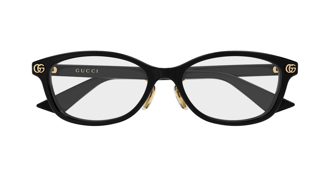 Brillen gucci gg2144oj 001 negro rectangular / squared femenino größe 52mm - Detailansicht