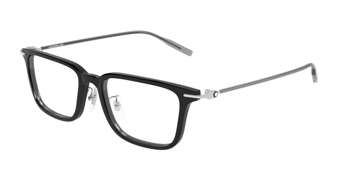 Occhiali da vista montblanc mb0489oa 001 negro rectangular / squared masculino taglia 54mm - Vista principale
