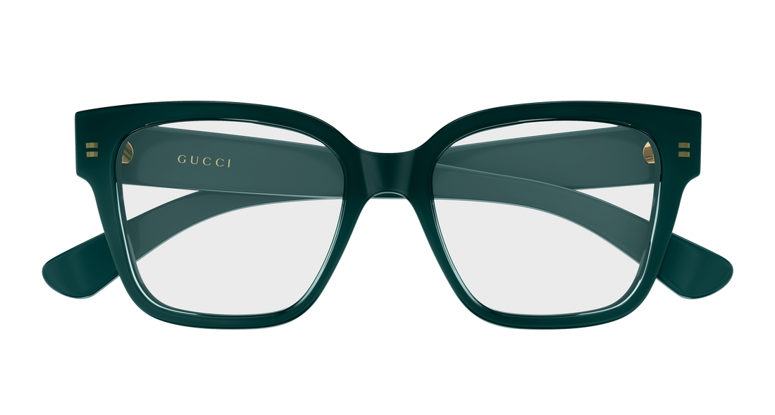 Dioptrijske naočale gucci gg1791o 012 verde rectangular / squared femenino veličina 53mm - Detaljni prikaz