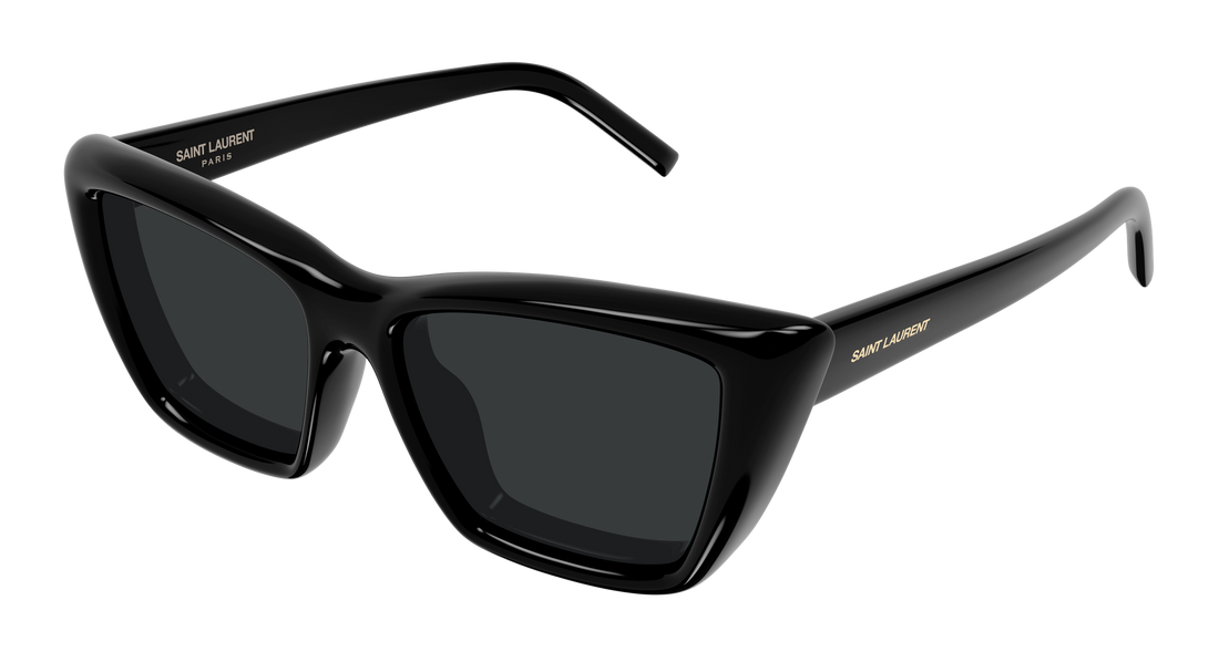 Lunettes de soleil saint laurent sl 276 mica plump 001 negro cat eye femenino taille 55mm - Vue principale