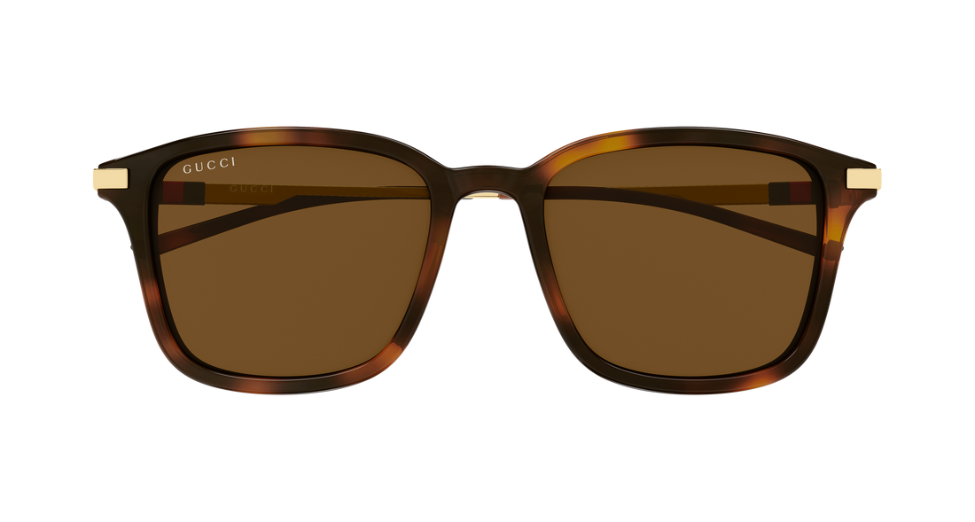 Sunčane naočale gucci gg2246sk 003 havana rectangular / squared masculino veličina 55mm - Detaljni prikaz