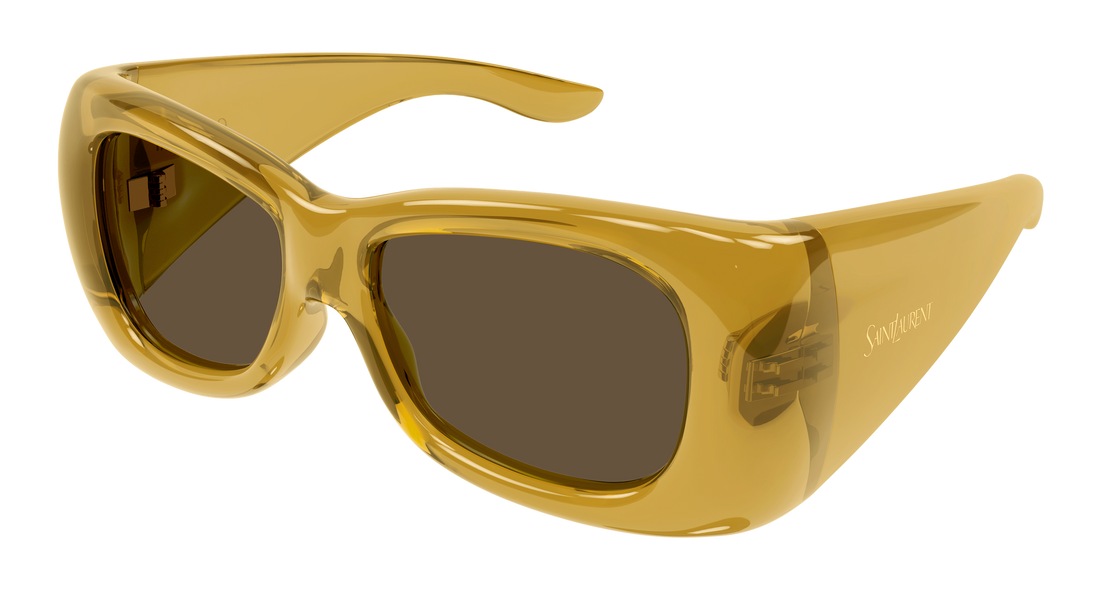 Occhiali da sole saint laurent sl 901 howl 011 amarillo rectangular / squared unisex taglia 61mm - Vista principale