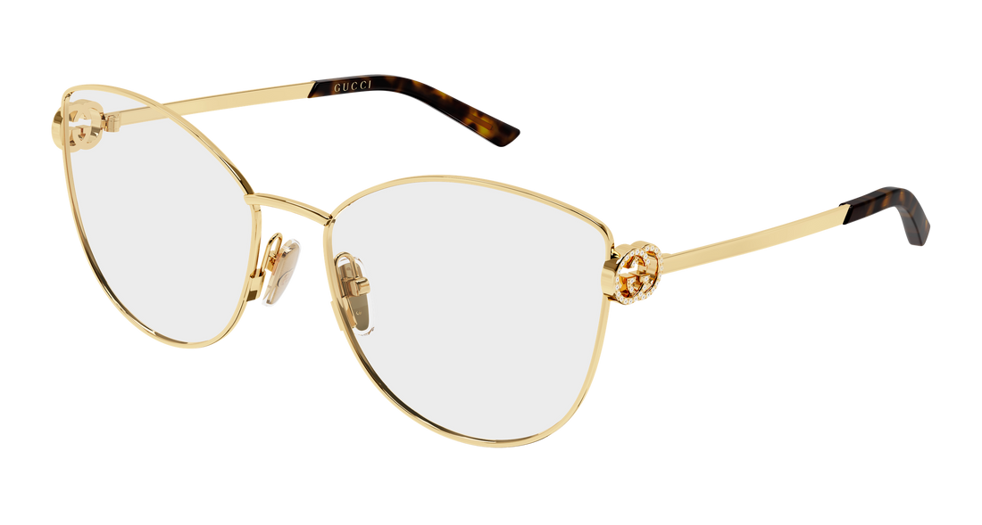 Occhiali da vista gucci gg2049o 002 dorado butterfly femenino taglia 57mm - Vista principale