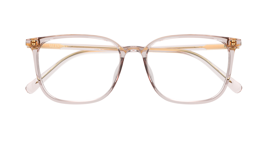 Lunettes de vue valentino vg0040oa 004 rosa rectangular / squared femenino taille 54mm - Vue détaillée