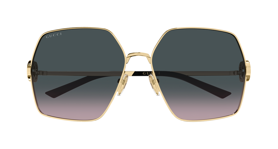 Sonnenbrillen gucci gg2163s 002 dorado rectangular / squared femenino größe 61mm - Detailansicht