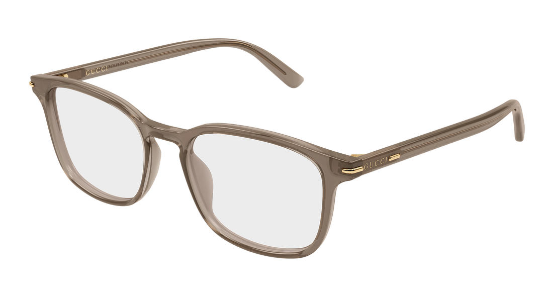 Occhiali da vista gucci gg2129o 003 marron rectangular / squared masculino taglia 52mm - Vista principale