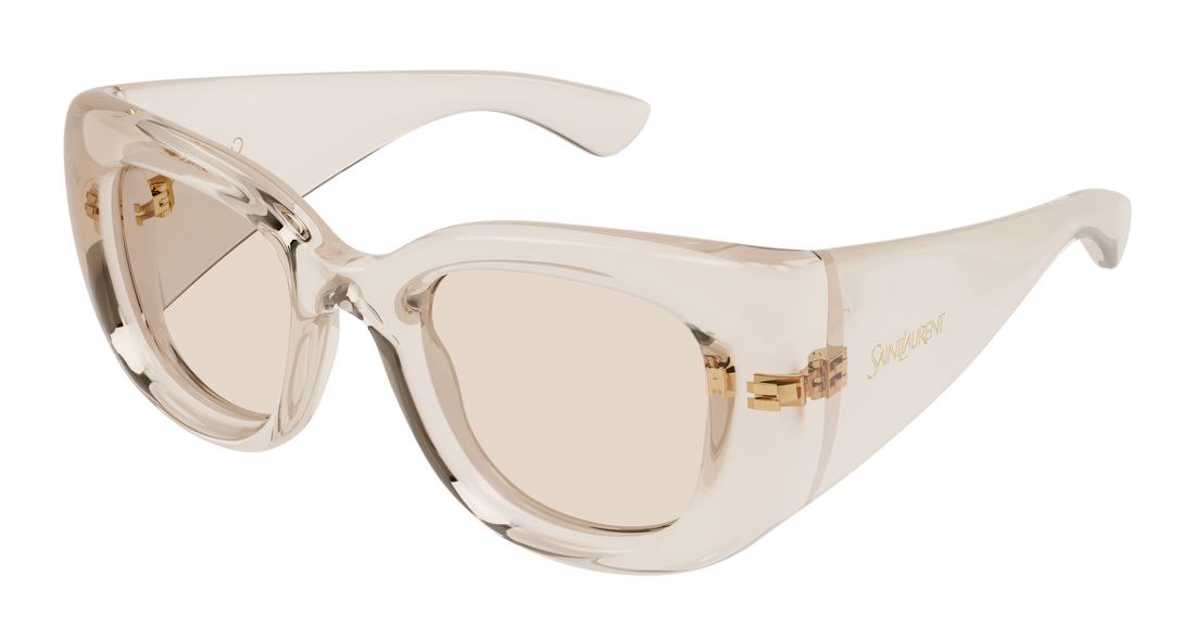 Sunglasses saint laurent sl 903 howl 002 beige cat eye femenino size 55mm - Main view