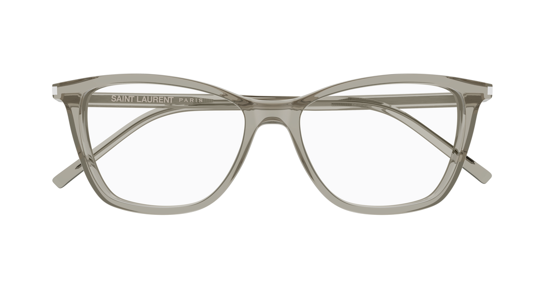 Occhiali da vista saint laurent sl 259 019 marron cat eye femenino taglia 53mm - Vista dettagliata