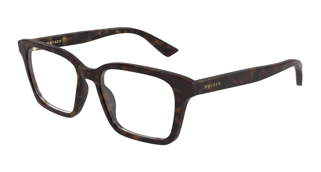 Gafas graduadas alexander mcqueen am0566o 002 havana rectangular / squared unisex talla 53mm - Vista principal