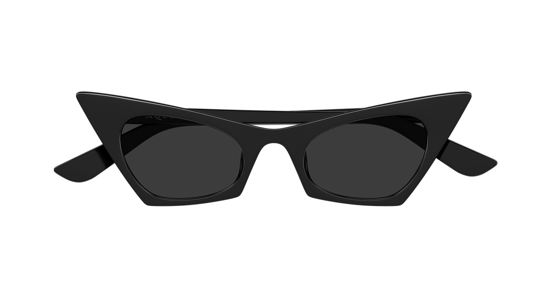 Solglasögon alexander mcqueen am0557s 001 negro cat eye femenino storlek 48mm - Detaljvy