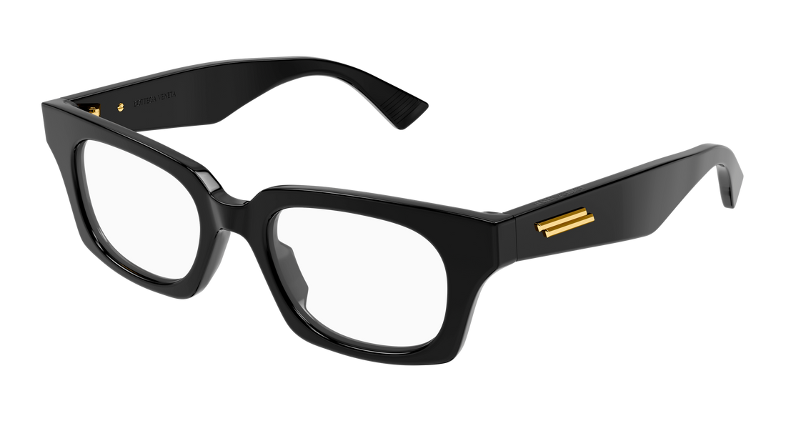 Briller bottega veneta bv1504o 005 negro cat eye femenino størrelse 48mm - Hovedvisning