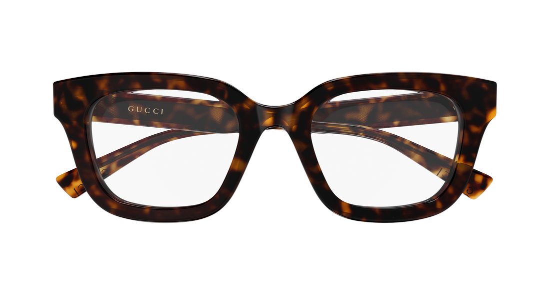 Occhiali da vista gucci gg2067ol 006 havana rectangular / squared femenino taglia 52mm - Vista dettagliata