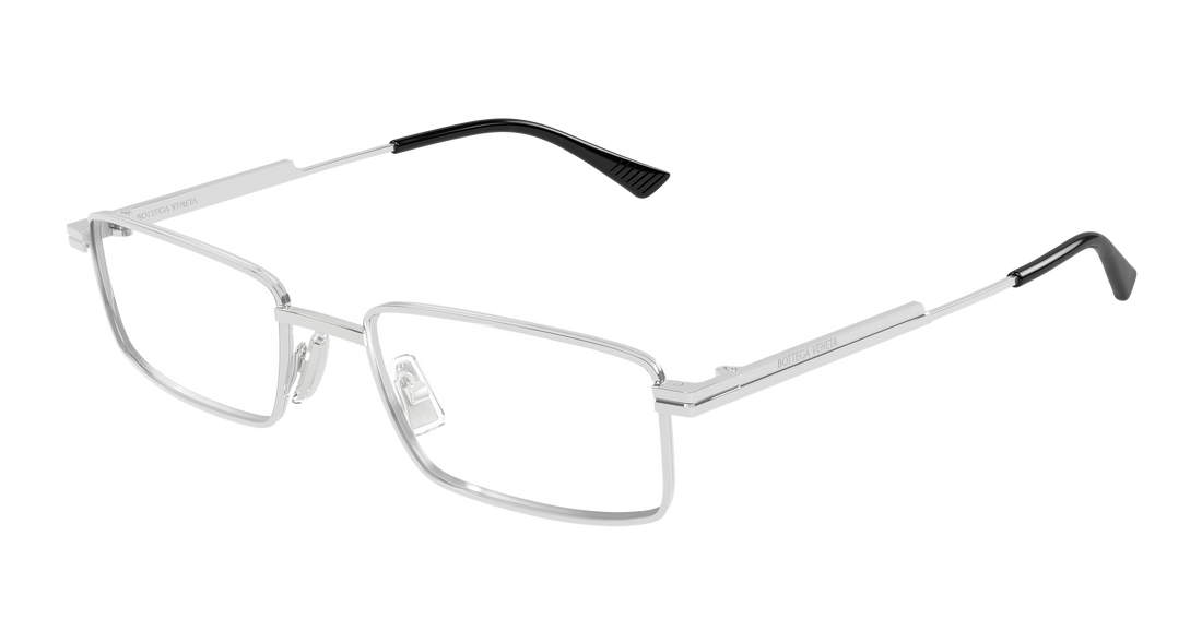 Brillen bottega veneta bv1467o 004 plateado rectangular / squared unisex größe 56mm - Hauptansicht