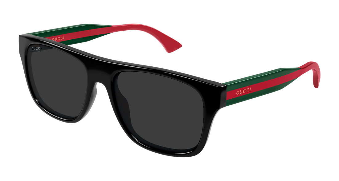Occhiali da sole gucci gg2119s 001 negro rectangular / squared masculino taglia 56mm - Vista principale