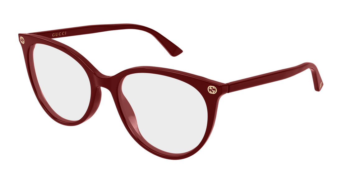 Brillen gucci gg0093o 010 burdeos round/oval/panthos femenino größe 53mm - Hauptansicht