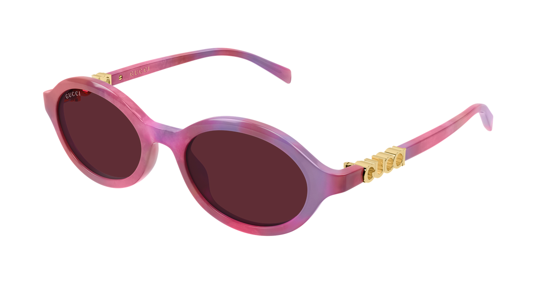 Lunettes de soleil gucci gg2153s 005 havana round/oval/panthos femenino taille 51mm - Vue principale