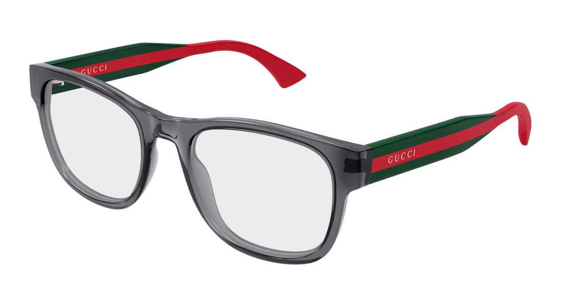 Brillen gucci gg0004onn 003 gris rectangular / squared masculino größe 53mm - Hauptansicht