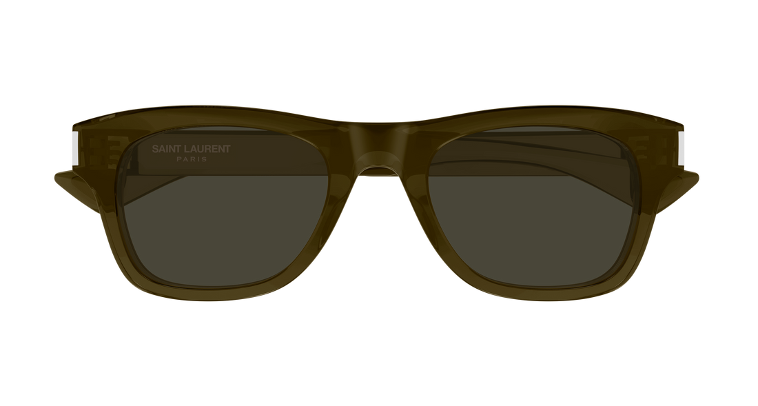Occhiali da sole saint laurent sl 877 004 marron rectangular / squared masculino taglia 51mm - Vista dettagliata