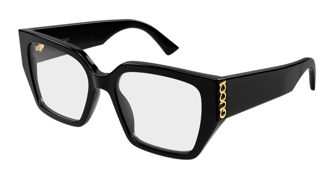 Brillen gucci gg2042o 001 negro butterfly femenino größe 53mm - Hauptansicht
