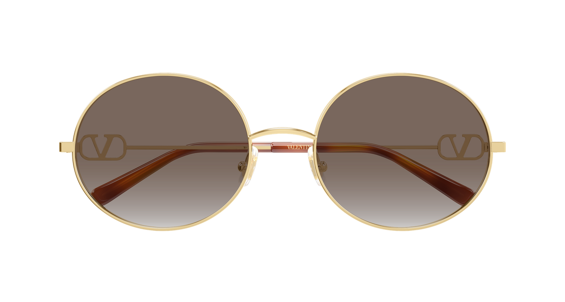 Sunglasses valentino vg0027s 002 dorado round/oval/panthos femenino size 56mm - Detailed view