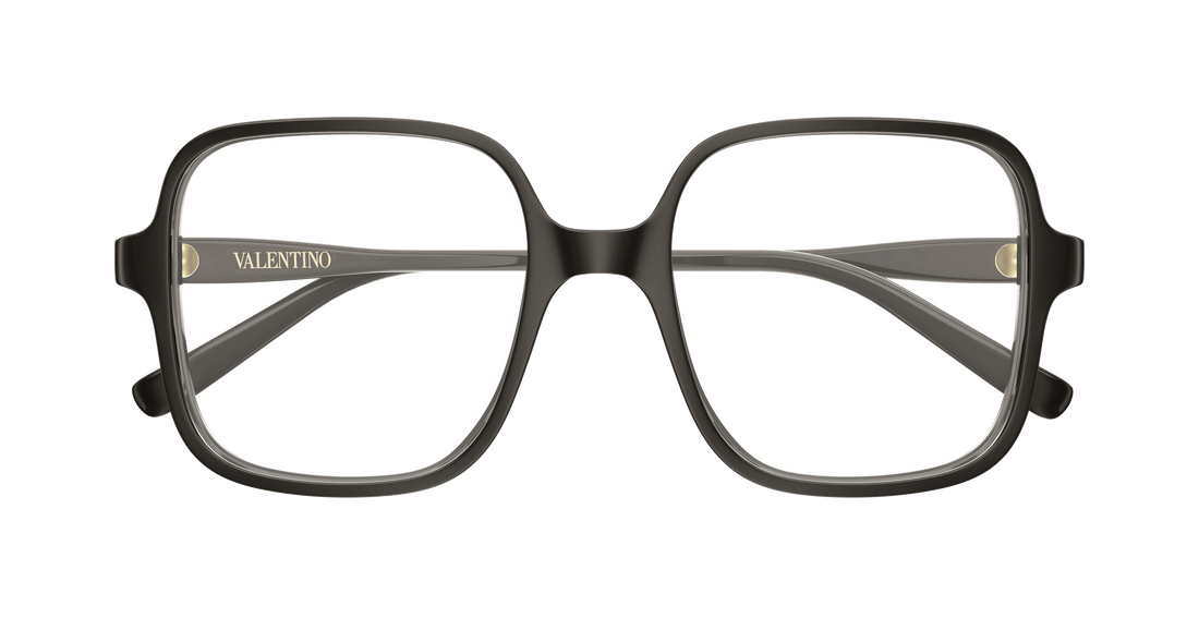 Lunettes de vue valentino vg0021o 004 gris round/oval/panthos femenino taille 53mm - Vue détaillée