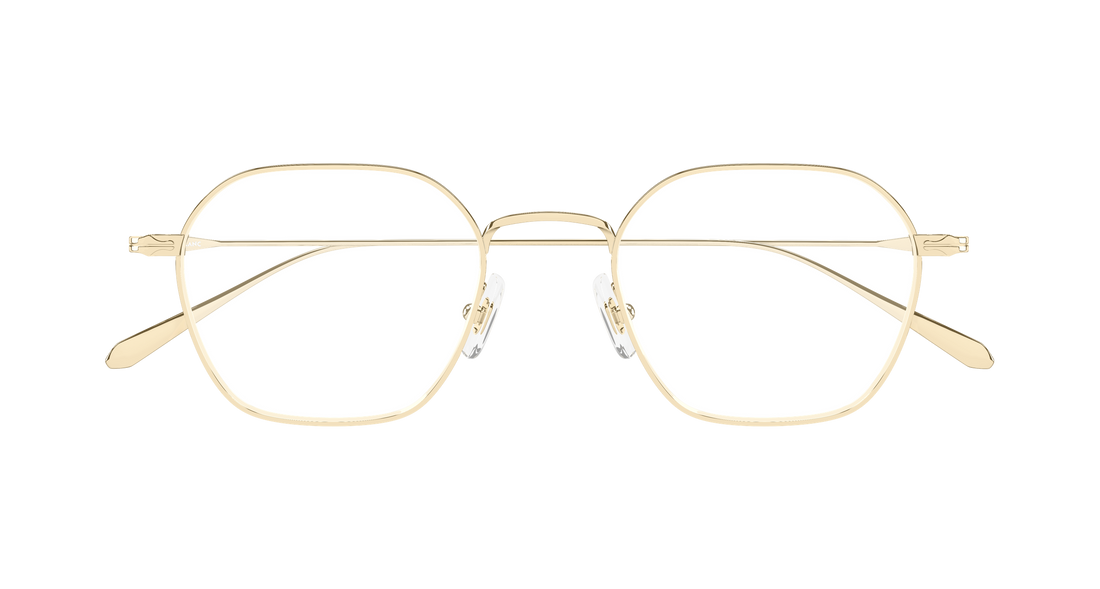 Occhiali da vista montblanc mb0472o 001 dorado geometrical/directional masculino taglia 50mm - Vista dettagliata