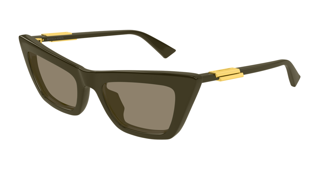 Sonnenbrillen bottega veneta bv1446s 005 verde cat eye femenino größe 53mm - Hauptansicht
