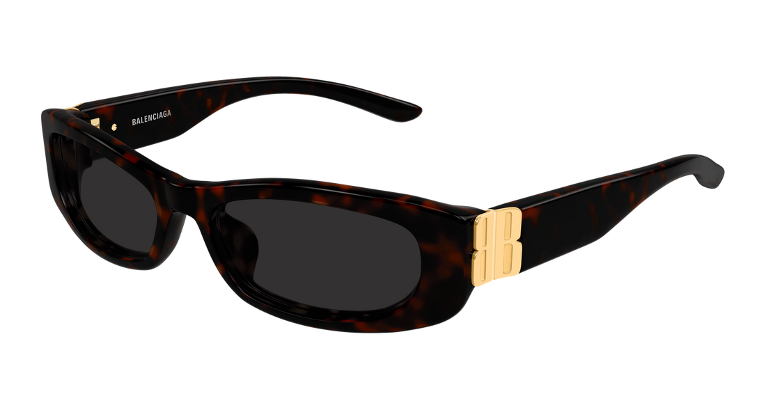 Gafas de sol balenciaga bb0505s 002 havana rectangular / squared femenino talla 57mm - Vista principal