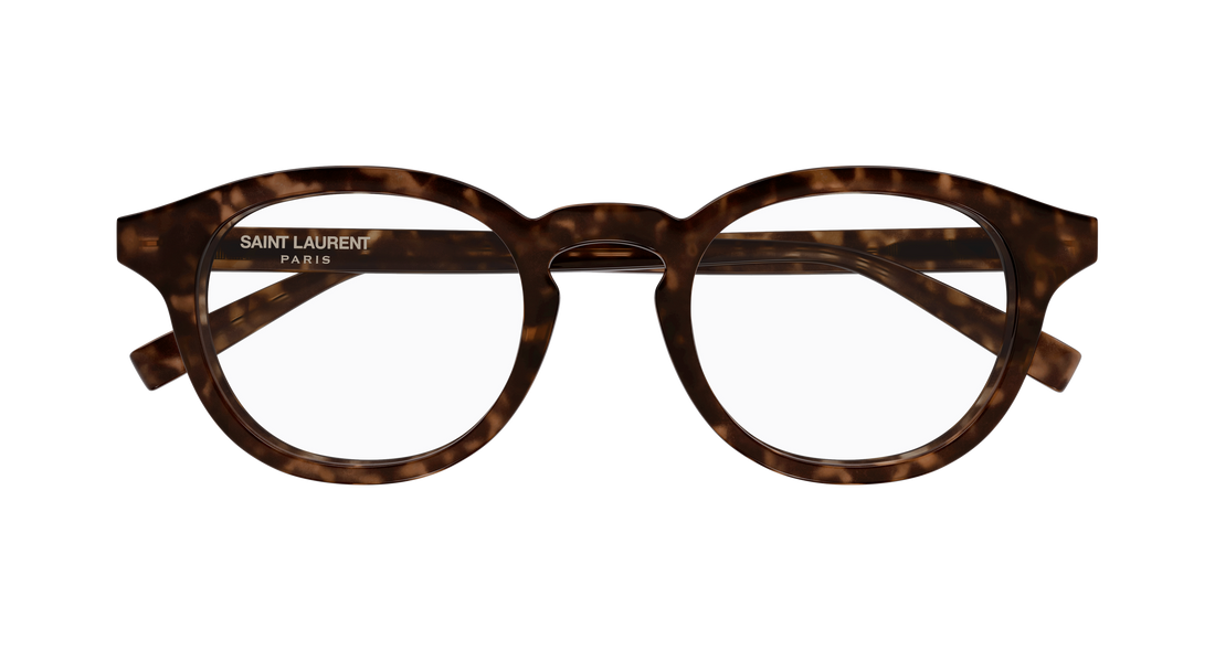 Gafas graduadas saint laurent sl 907 002 havana cat eye masculino talla 47mm - Vista de detalle