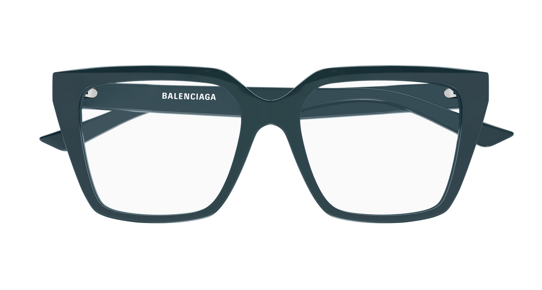 Gafas graduadas balenciaga bb0130o 015 azul rectangular / squared femenino talla 53mm - Vista de detalle
